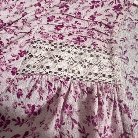 ASTR The Label Womens Floral Top Size L - Picture 11 of 11